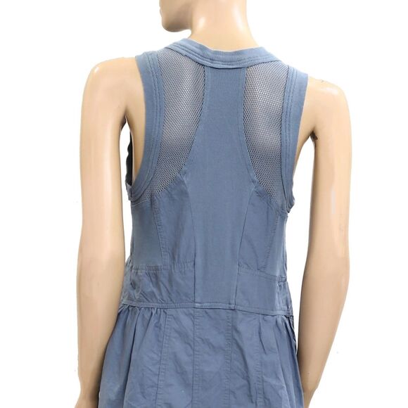 Daily Practice by Anthropologie Trek Utility Mini Dress Cotton Ruffle S 280407 - Picture 7 of 7